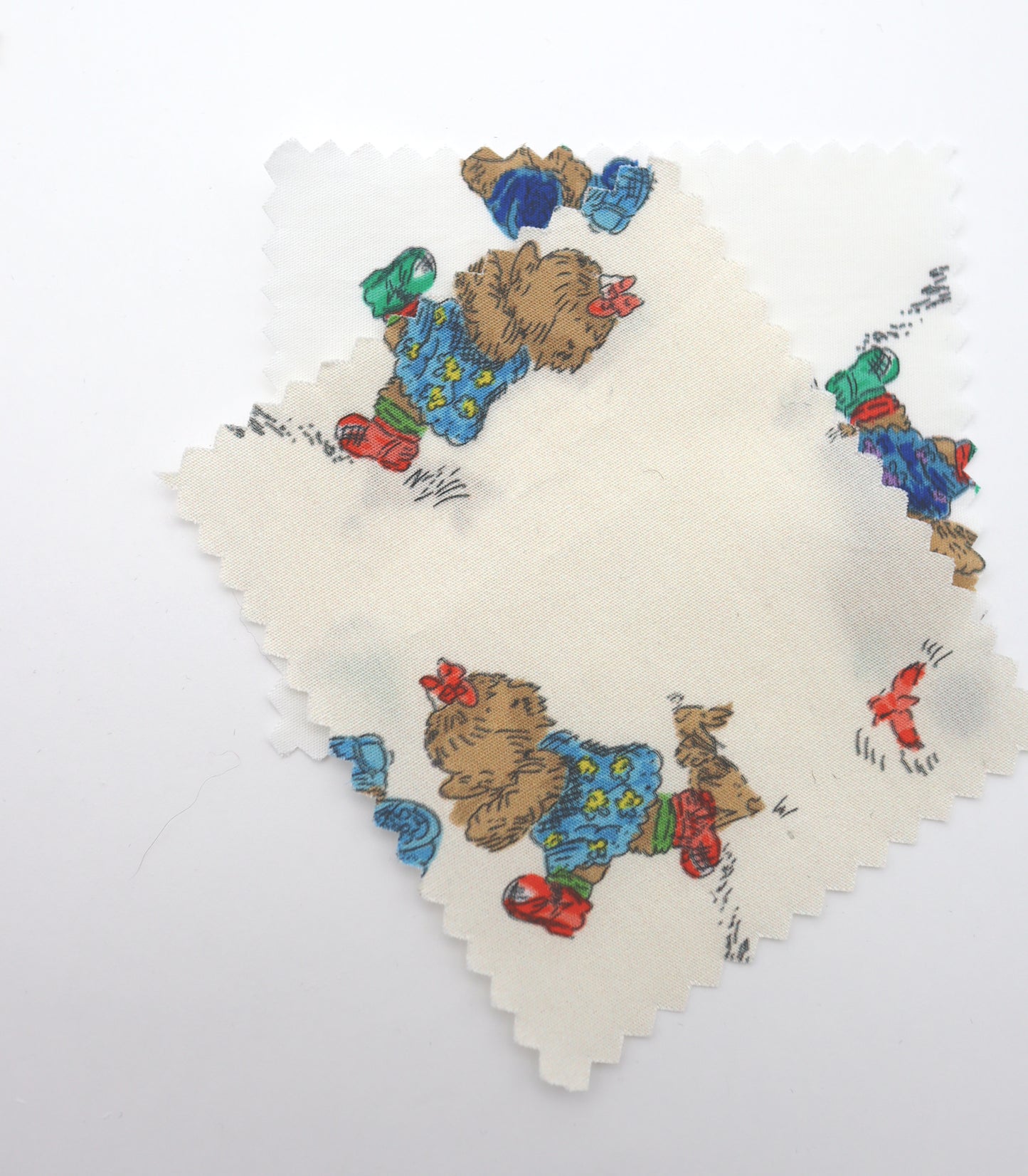 【25SS-246】追いかけっこクマちゃんプリント綿ローン　/0.5ｙあたり = ～850円