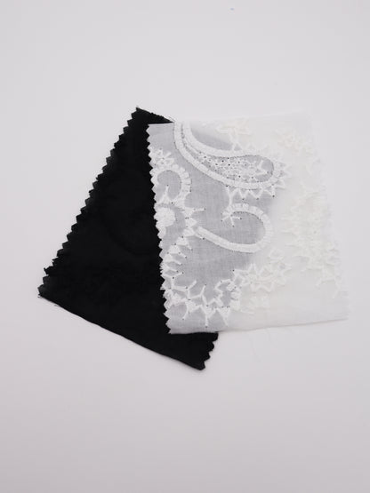 綿100%・ペイズリー刺繍レース生地｜【生地幅】約132センチ 【混率】綿100％｜春夏ブラウス・ワンピース・子供服向け 26SS-102