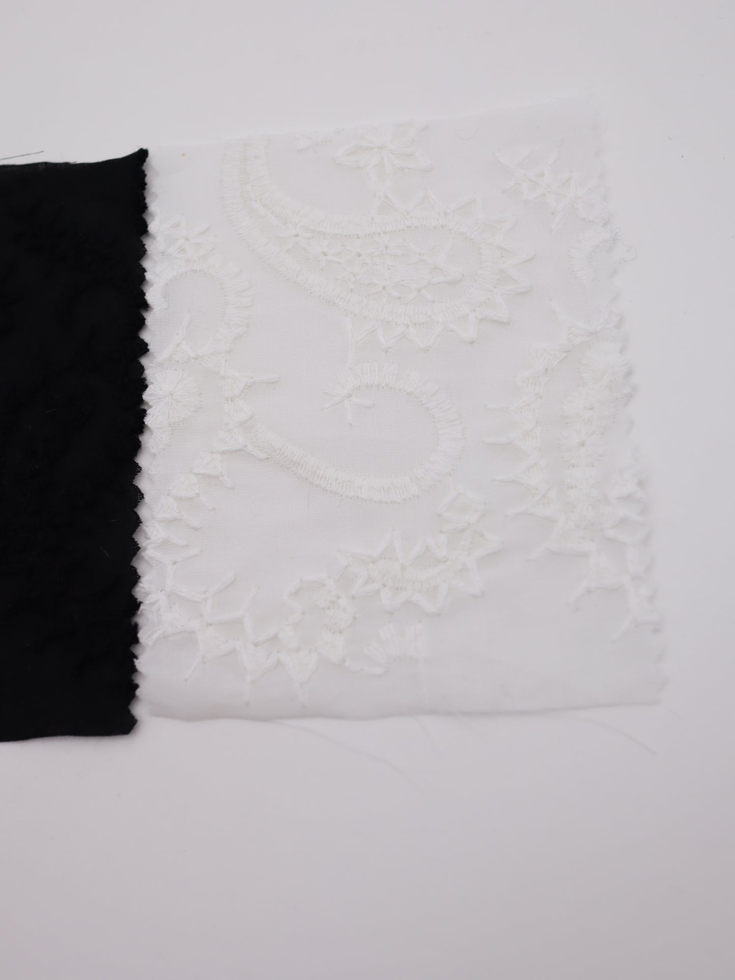 綿100%・ペイズリー刺繍レース生地｜【生地幅】約132センチ 【混率】綿100％｜春夏ブラウス・ワンピース・子供服向け 26SS-102