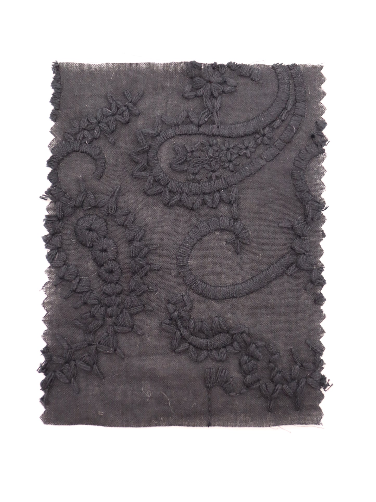 綿100%・ペイズリー刺繍レース生地｜【生地幅】約132センチ 【混率】綿100％｜春夏ブラウス・ワンピース・子供服向け 26SS-102