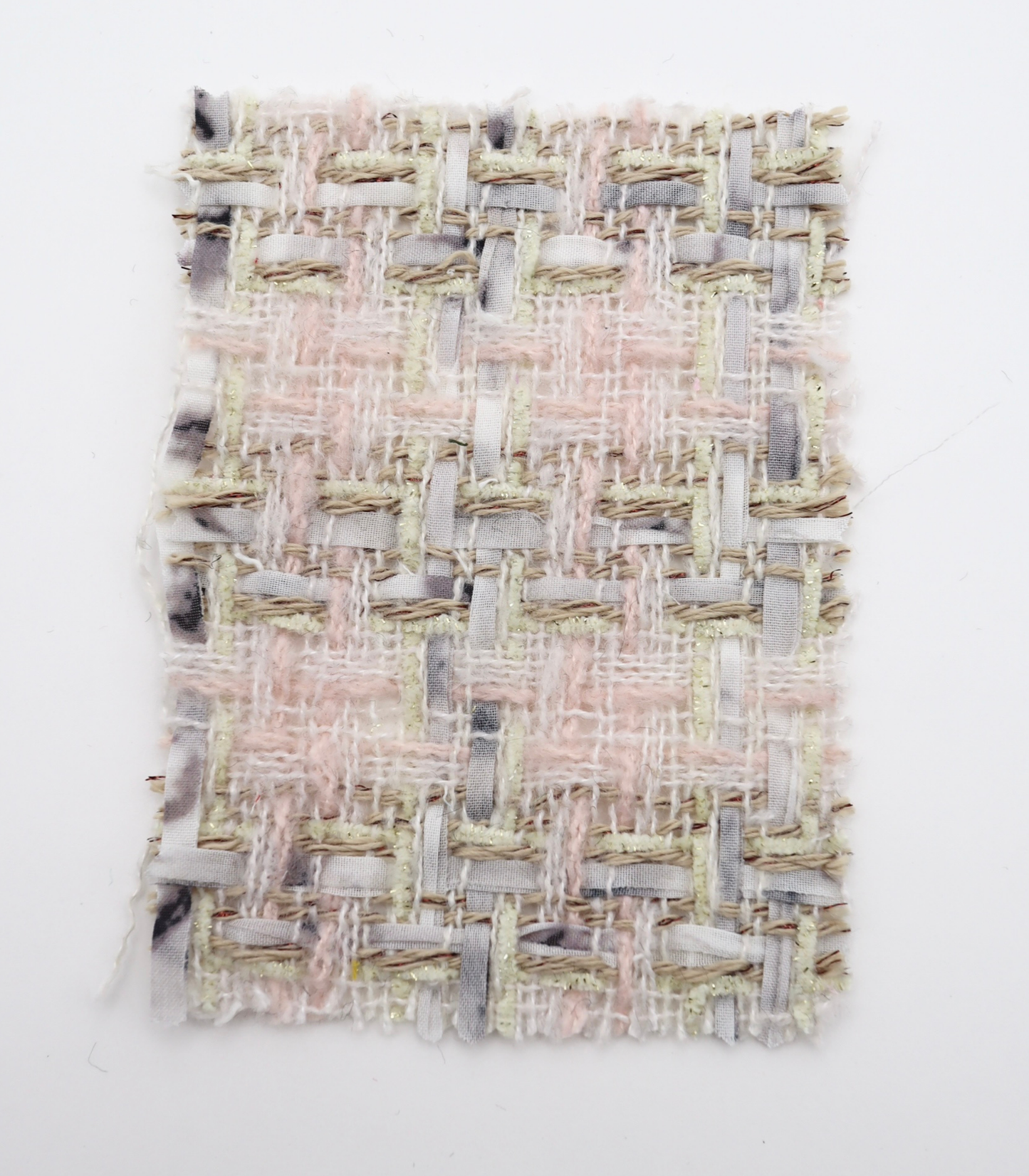 【25SS-337】テープヤーンラメ混ツイード　/0.5ｙあたり=～1220円