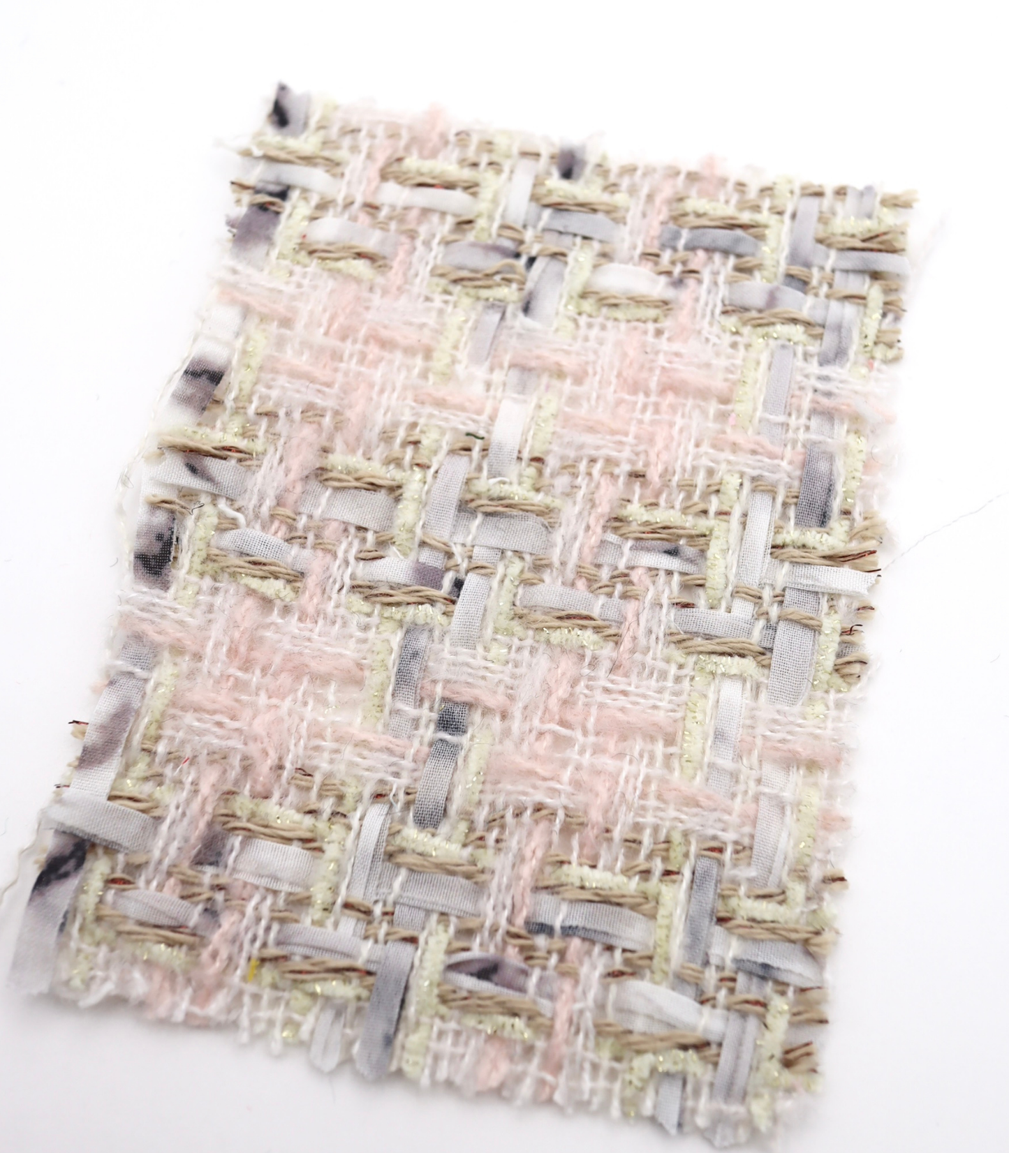 【25SS-337】テープヤーンラメ混ツイード　/0.5ｙあたり=～1220円