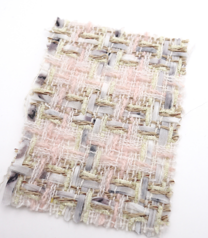 【25SS-337】テープヤーンラメ混ツイード　/0.5ｙあたり=～1220円