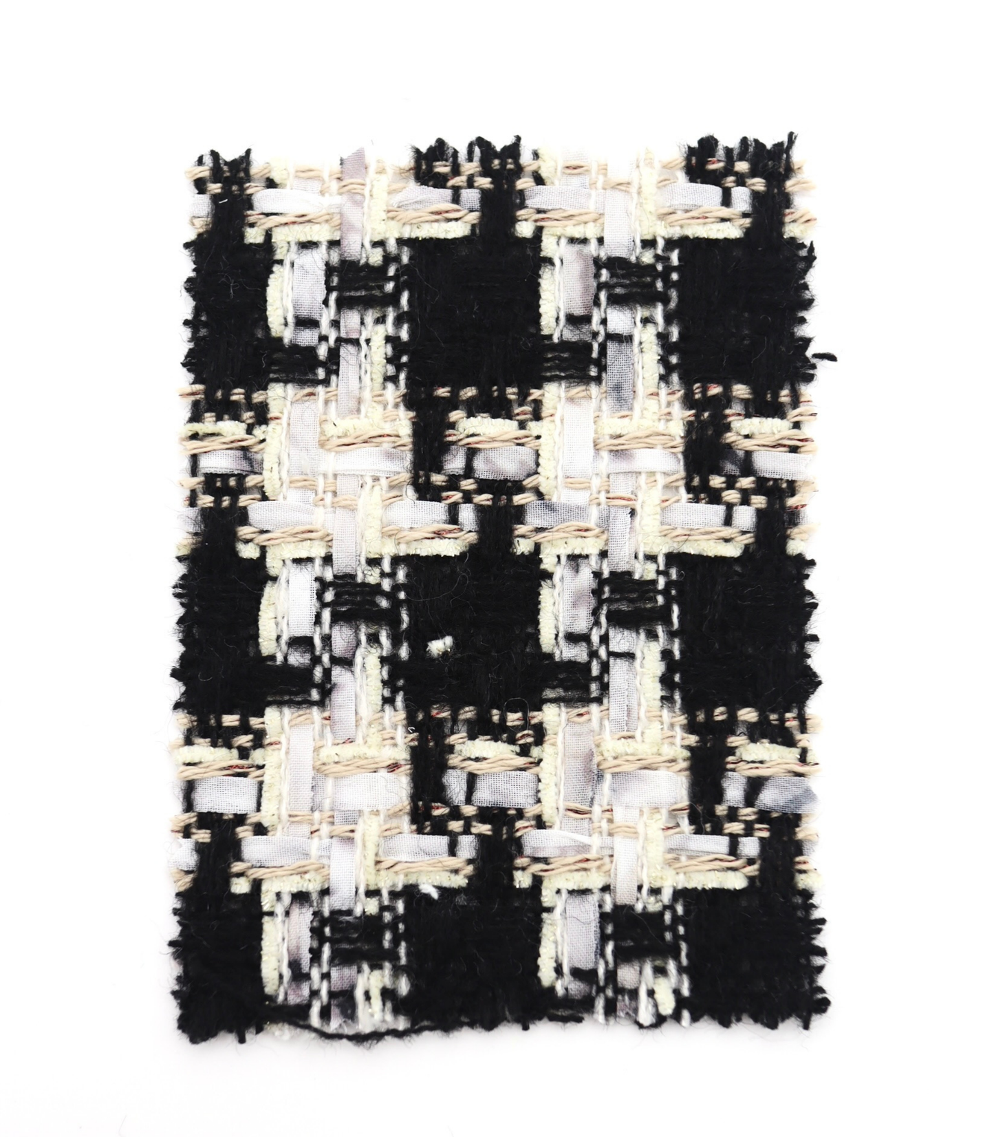 【25SS-337】テープヤーンラメ混ツイード　/0.5ｙあたり=～1220円