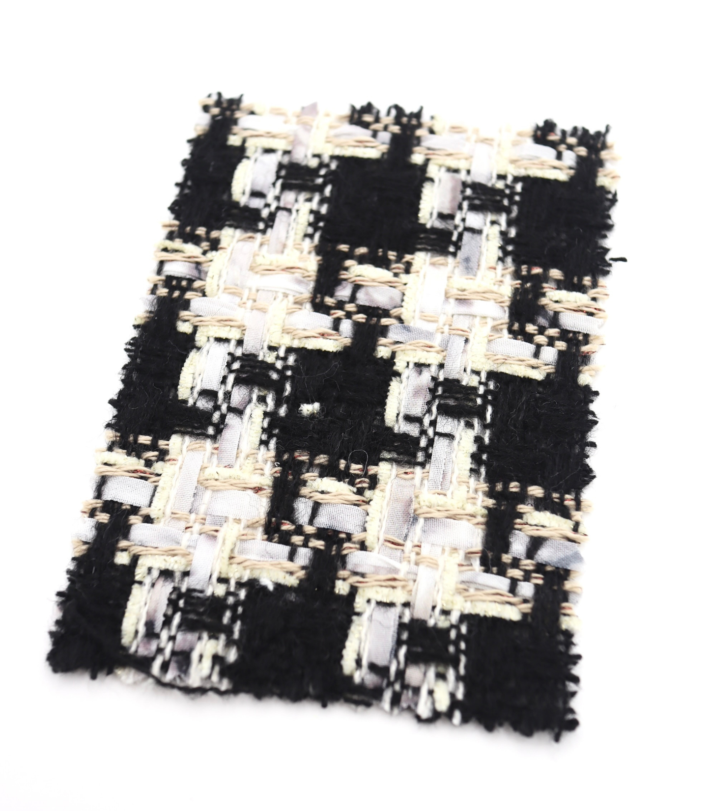 【25SS-337】テープヤーンラメ混ツイード　/0.5ｙあたり=～1220円