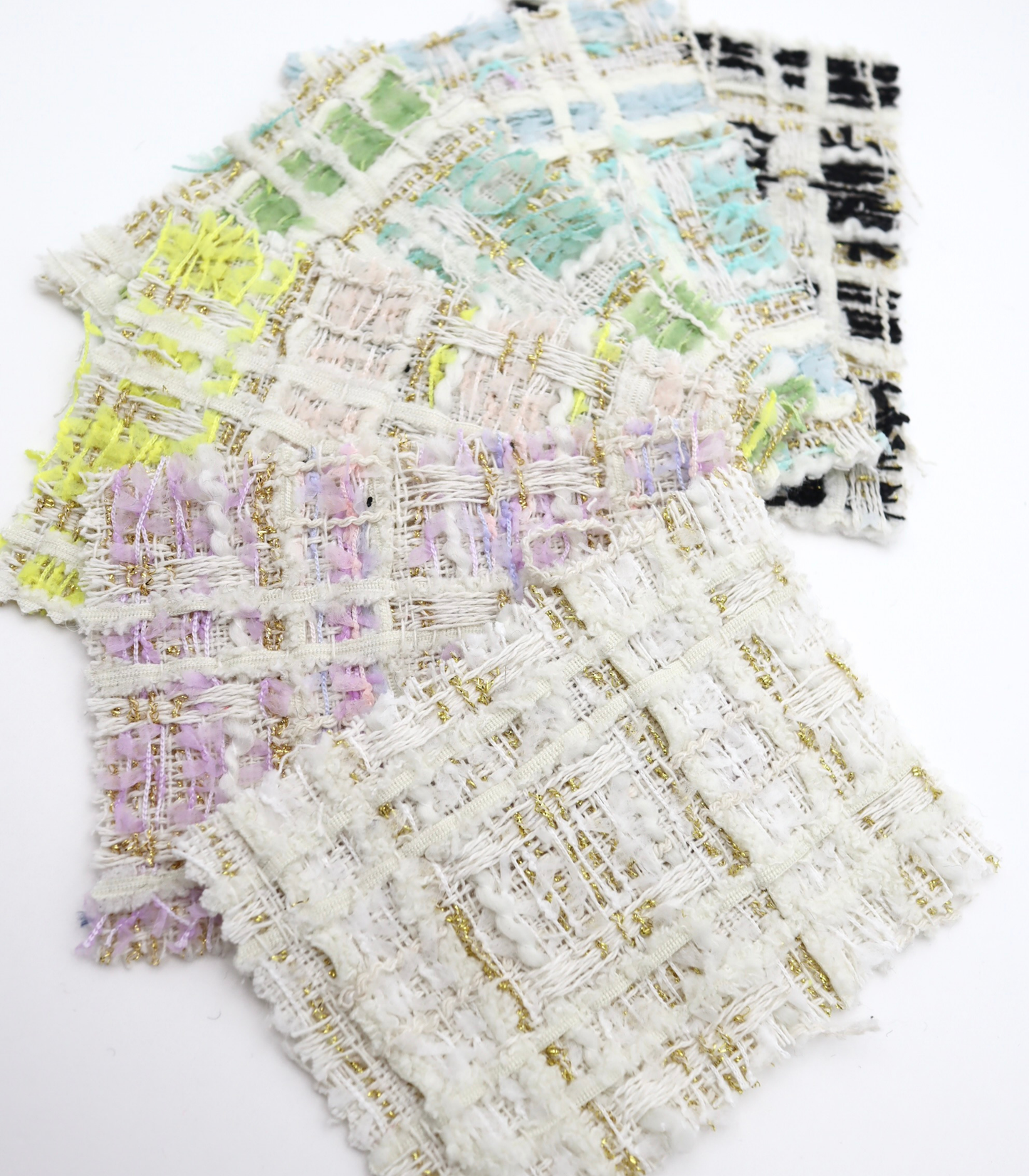 【25SS-338】テープヤーンラメ混ツィード　/0.5ｙあたり=～1235円