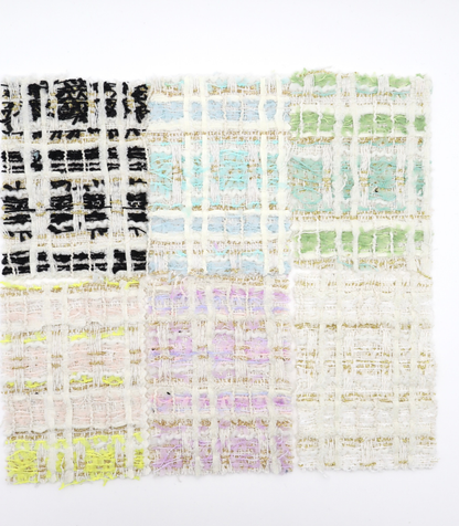 【25SS-338】テープヤーンラメ混ツィード　/0.5ｙあたり=～1235円