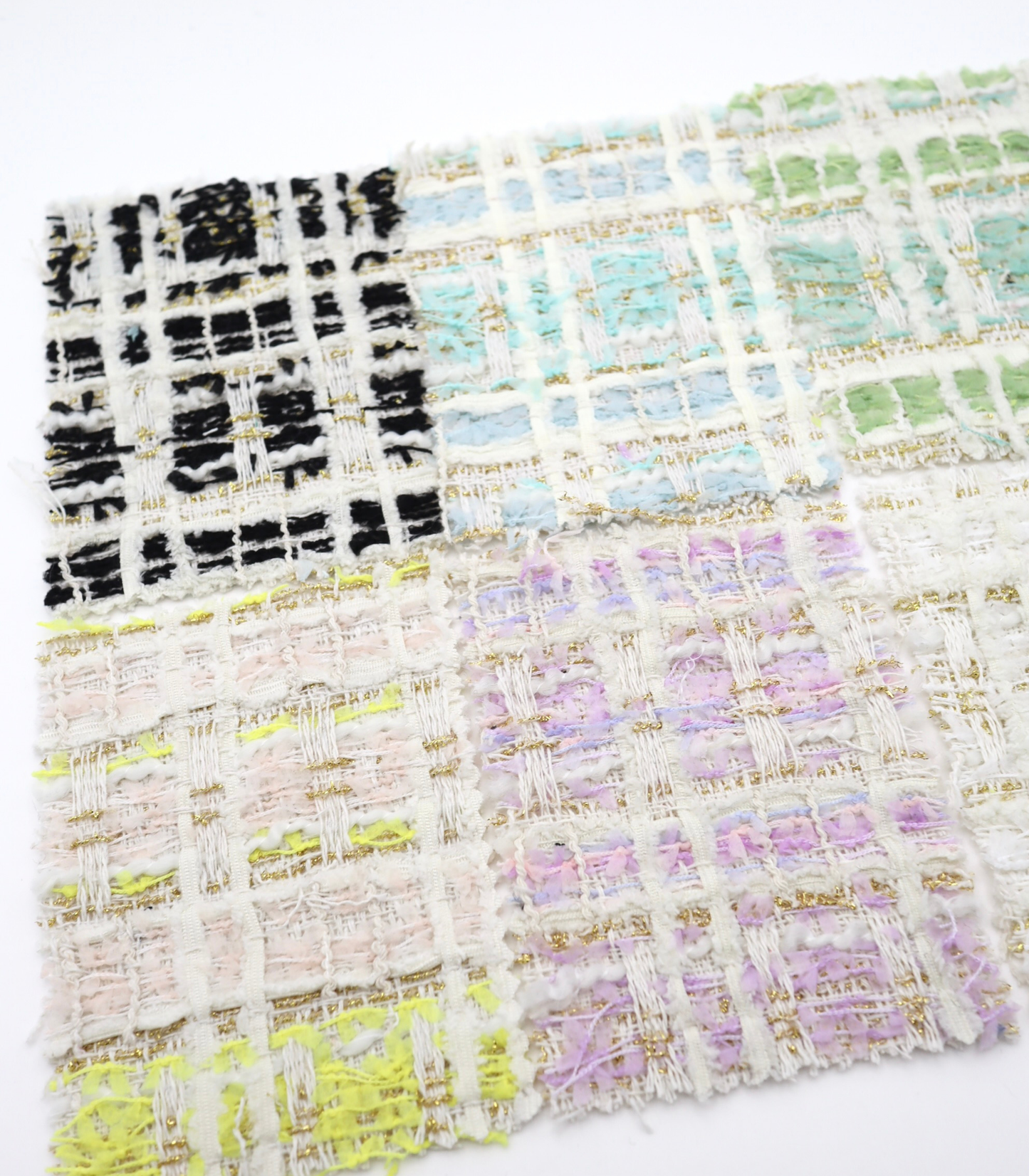 【25SS-338】テープヤーンラメ混ツィード　/0.5ｙあたり=～1235円