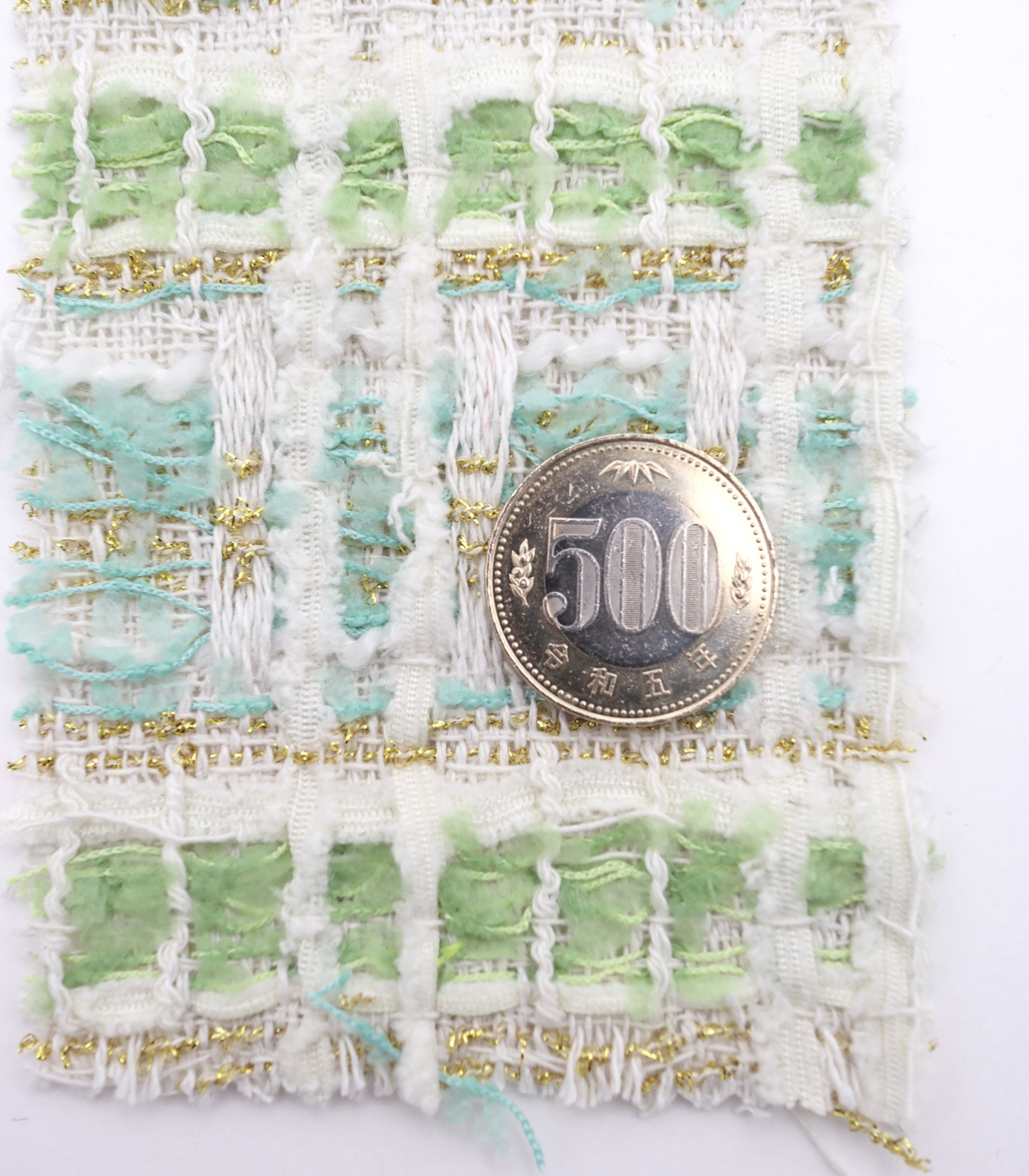 【25SS-338】テープヤーンラメ混ツィード　/0.5ｙあたり=～1235円