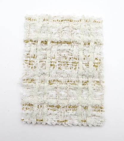 【25SS-338】テープヤーンラメ混ツィード　/0.5ｙあたり=～1235円