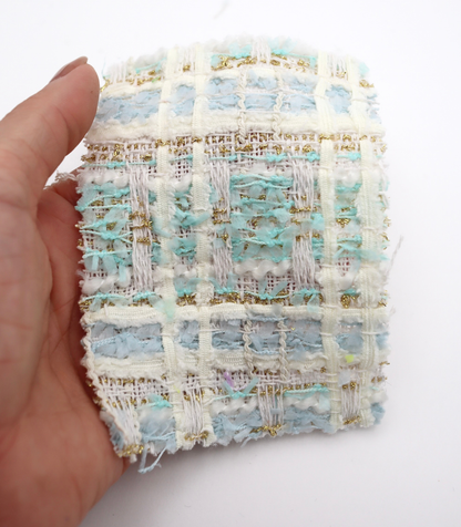 【25SS-338】テープヤーンラメ混ツィード　/0.5ｙあたり=～1235円