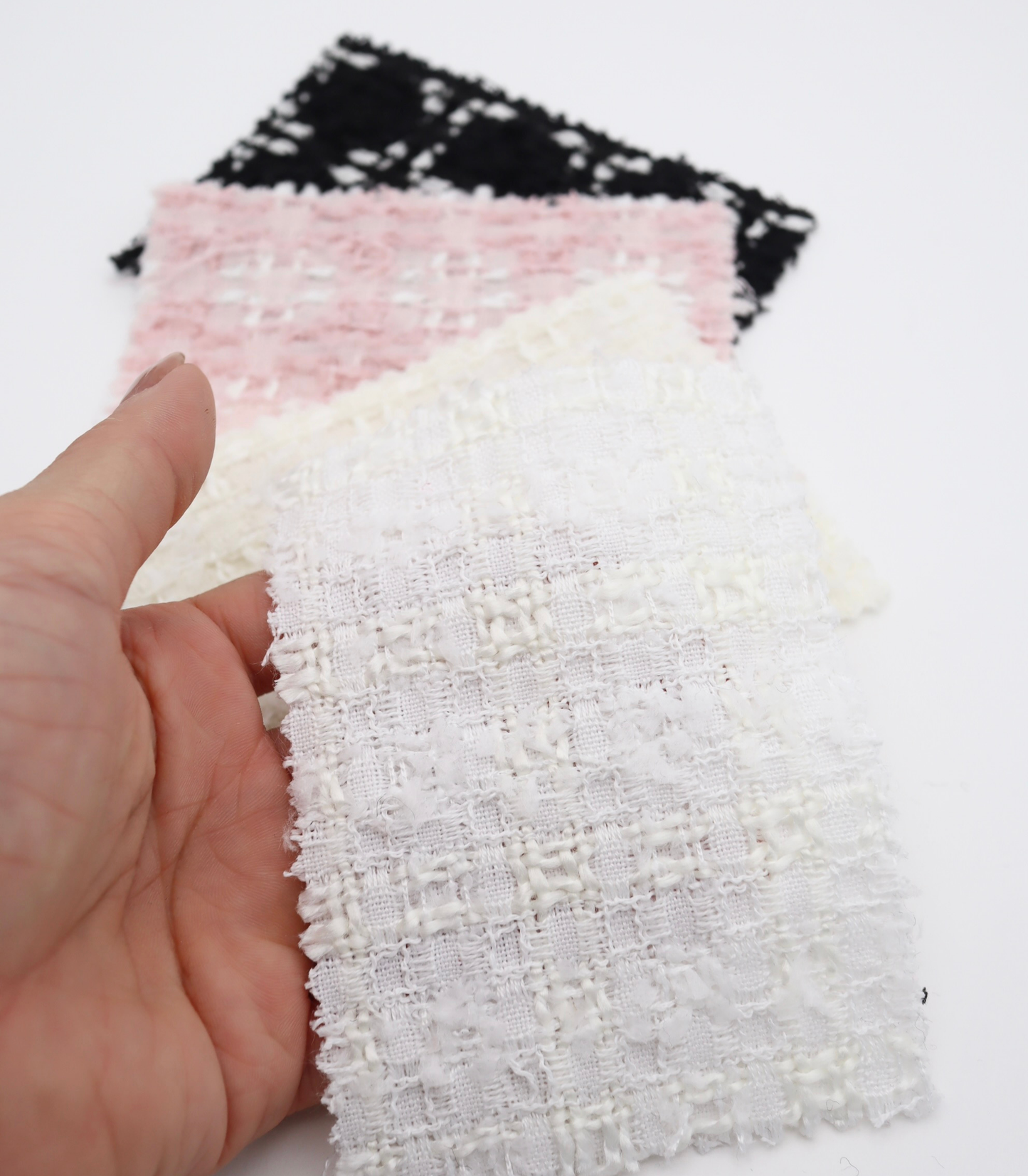 【25SS-339】テープヤーンミックスツイード　/0.5ｙあたり=～1105円