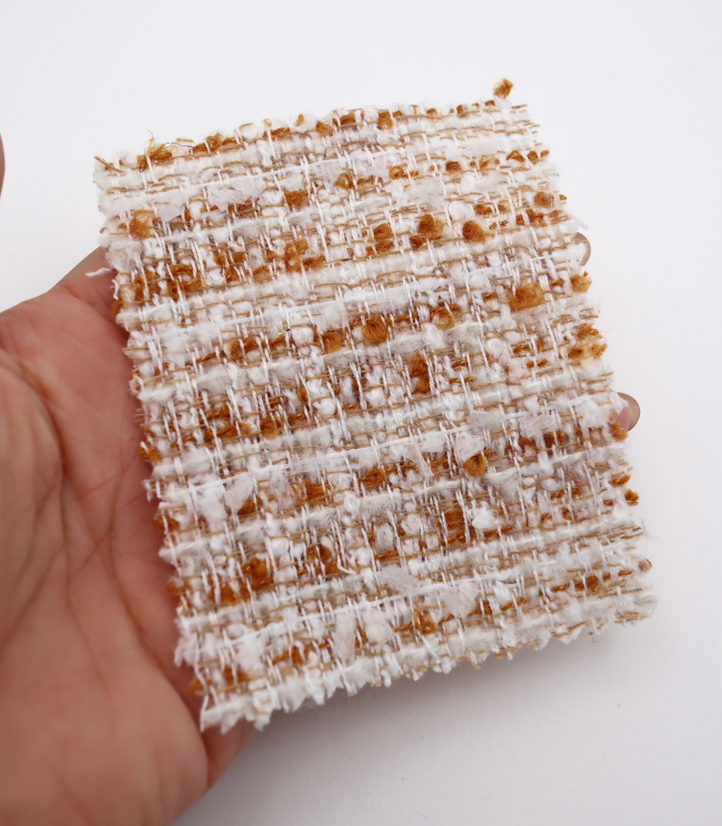 【25SS-343】テープヤーンミックスツイード　/0.5ｙあたり=～935円