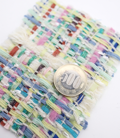 【25SS-336】テープヤーンミックスカラーツイード　/0.5ｙあたり=～1785円