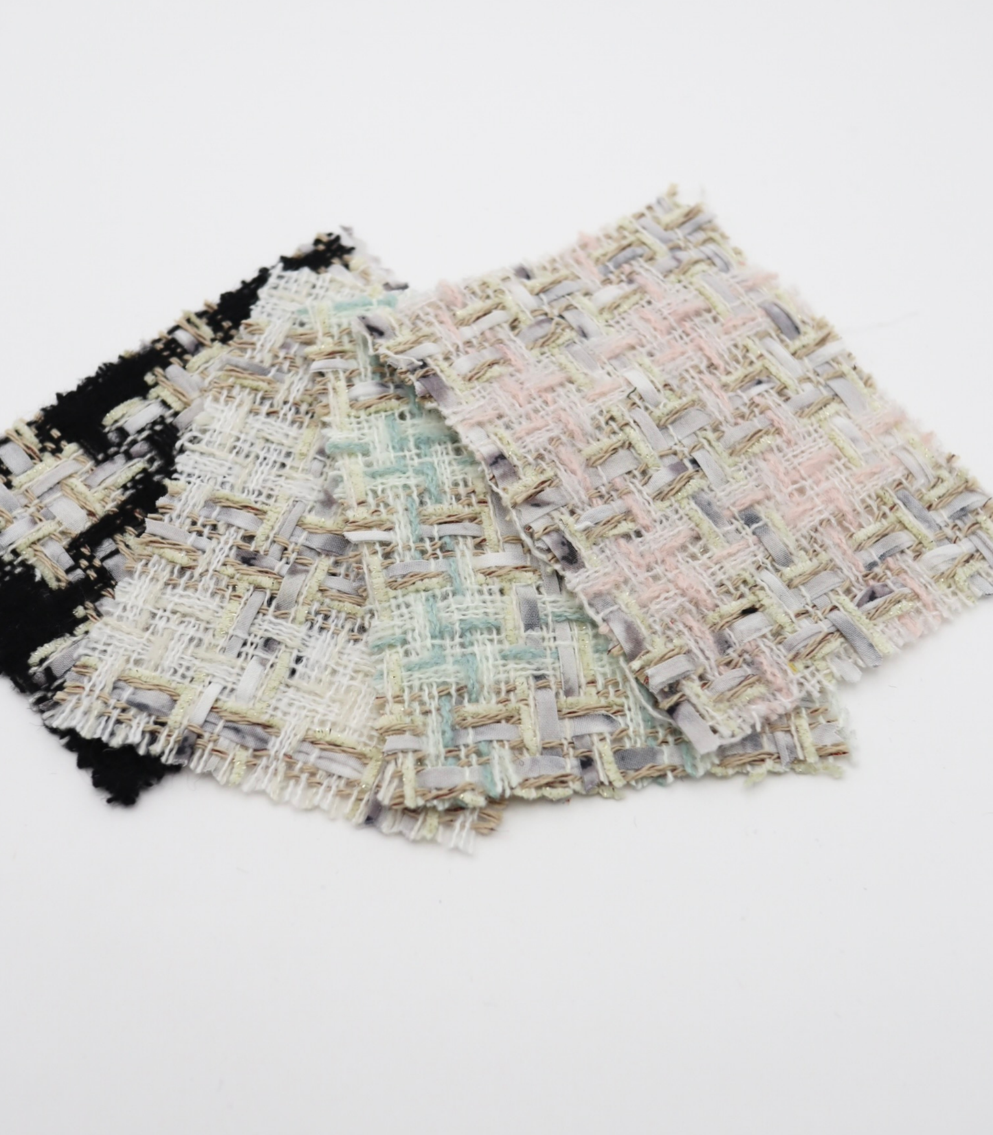 【25SS-337】テープヤーンラメ混ツイード　/0.5ｙあたり=～1220円