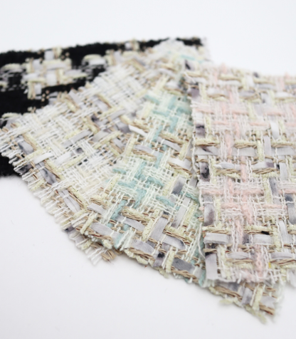 【25SS-337】テープヤーンラメ混ツイード　/0.5ｙあたり=～1220円