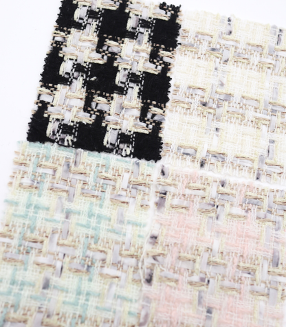 【25SS-337】テープヤーンラメ混ツイード　/0.5ｙあたり=～1220円