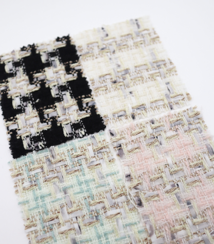 【25SS-337】テープヤーンラメ混ツイード　/0.5ｙあたり=～1220円