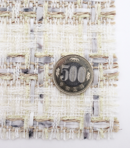【25SS-337】テープヤーンラメ混ツイード　/0.5ｙあたり=～1220円