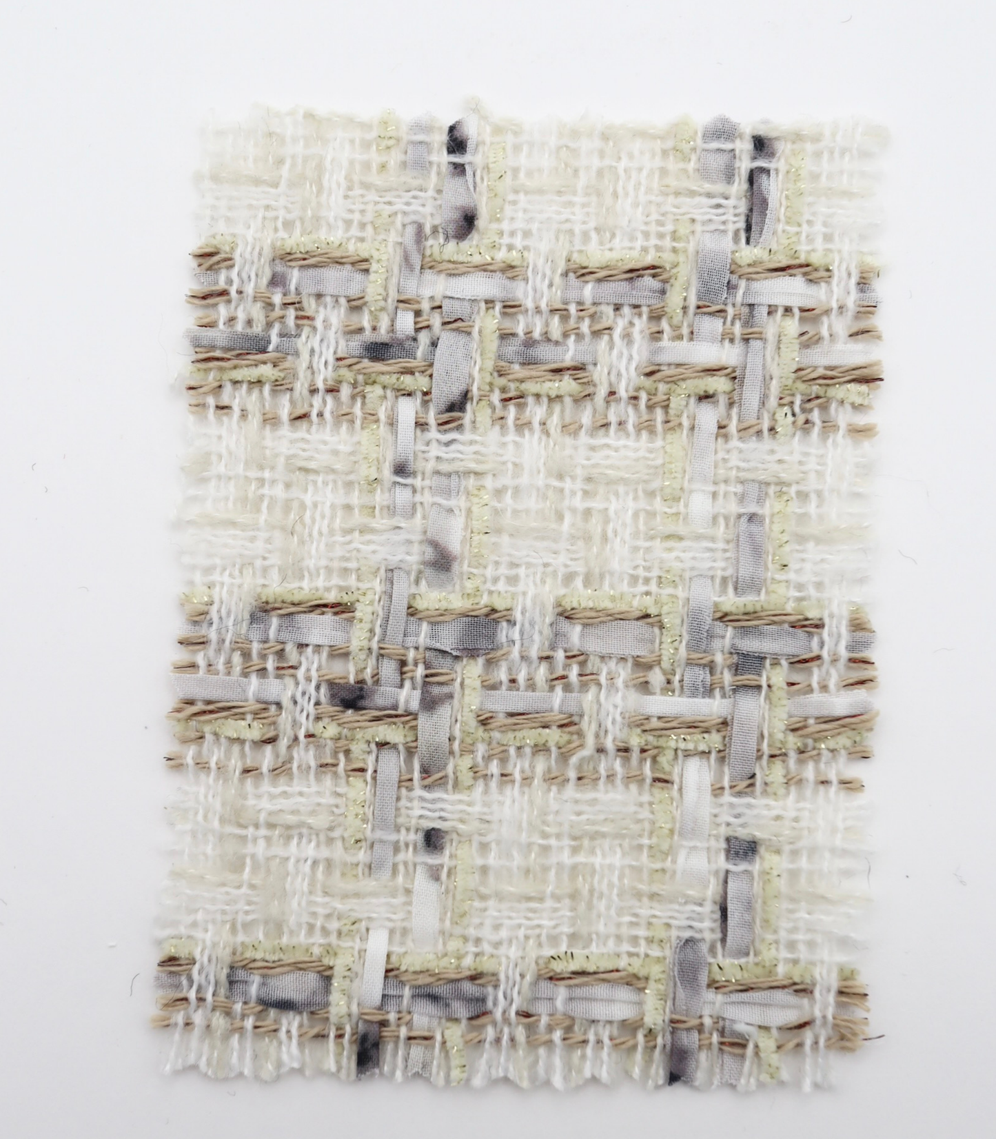 【25SS-337】テープヤーンラメ混ツイード　/0.5ｙあたり=～1220円