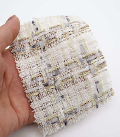 【25SS-337】テープヤーンラメ混ツイード　/0.5ｙあたり=～1220円