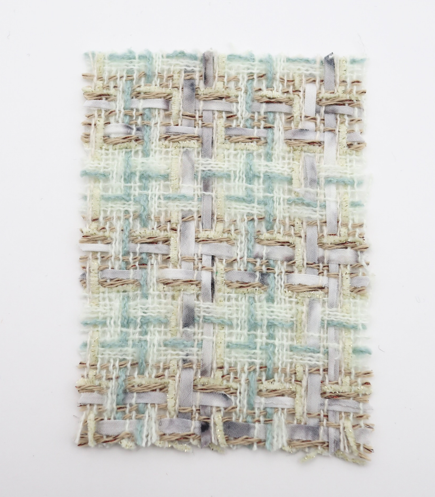 【25SS-337】テープヤーンラメ混ツイード　/0.5ｙあたり=～1220円