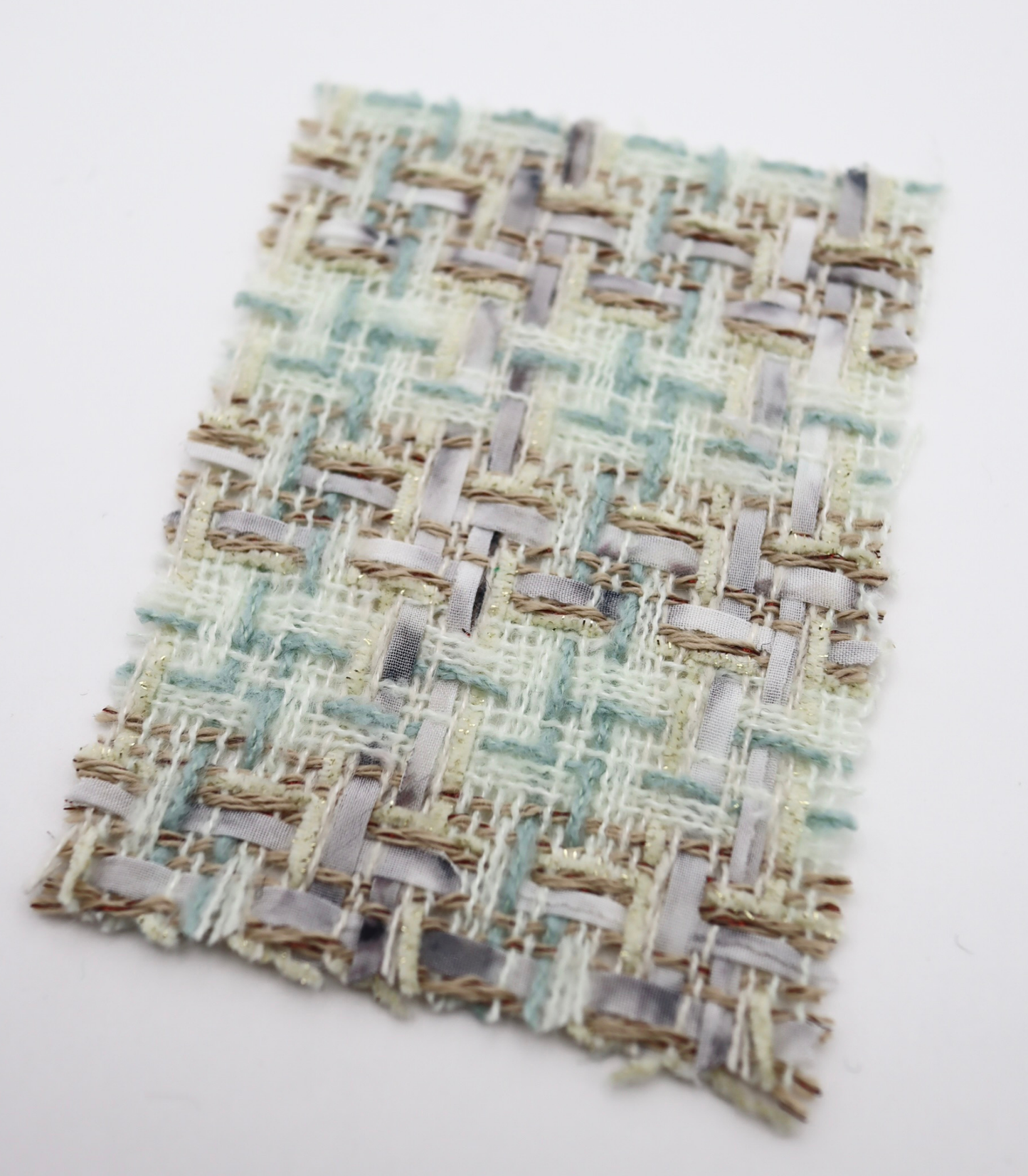 【25SS-337】テープヤーンラメ混ツイード　/0.5ｙあたり=～1220円