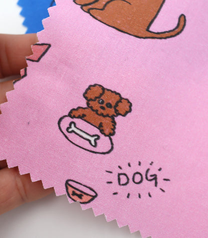 【25SS-253】仲良しワンにゃんずプリント綿ローン　/0.5ｙあたり = ～850円