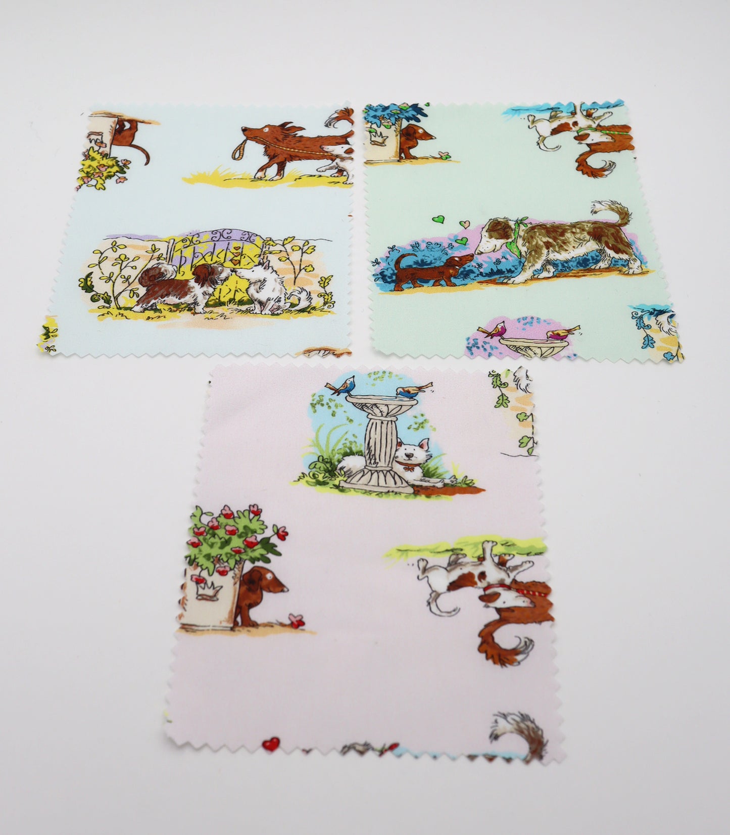 【25SS-254】お散歩ワンちゃんズプリント綿ローン　/0.5ｙあたり = ～850円