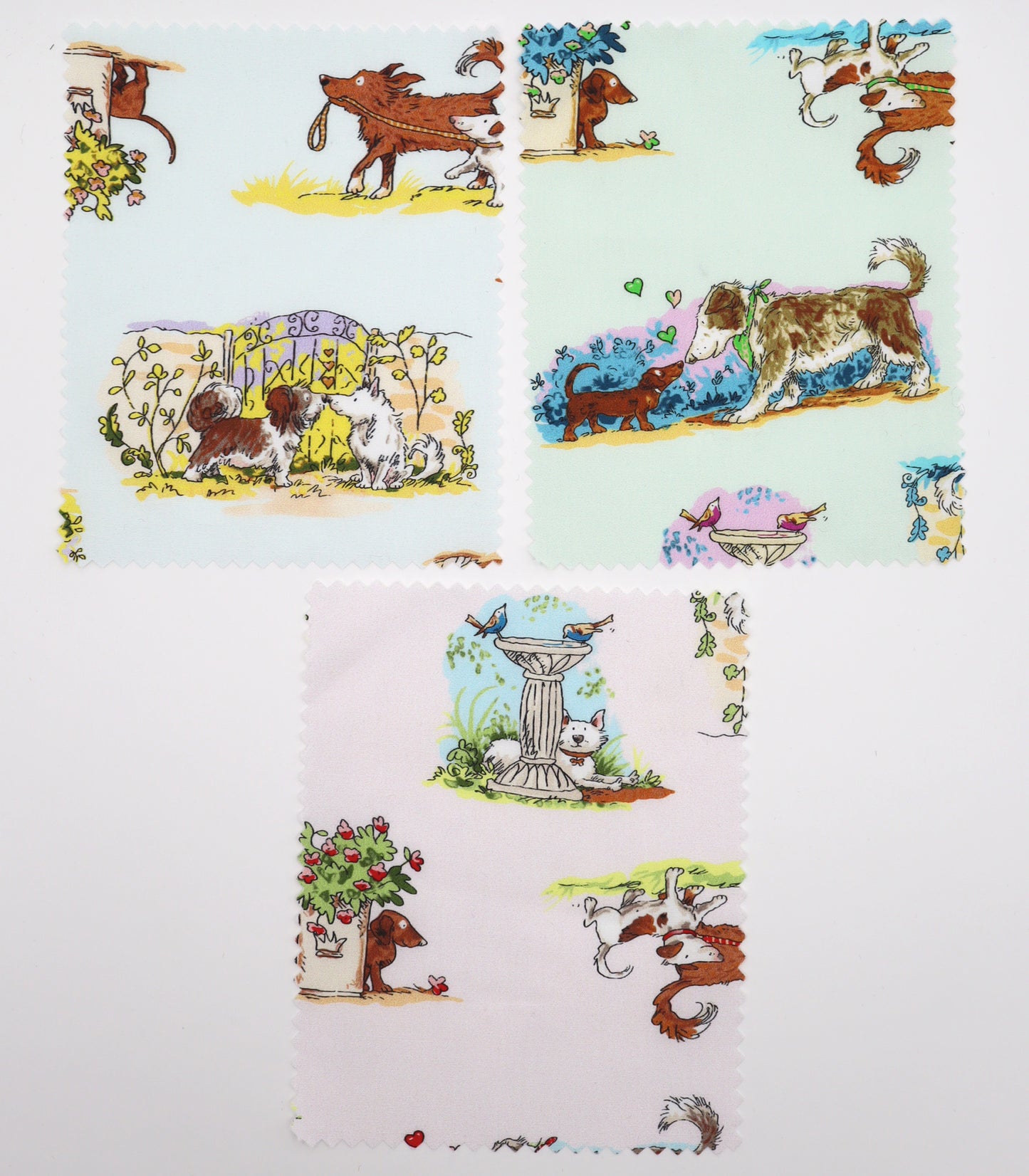 【25SS-254】お散歩ワンちゃんズプリント綿ローン　/0.5ｙあたり = ～850円