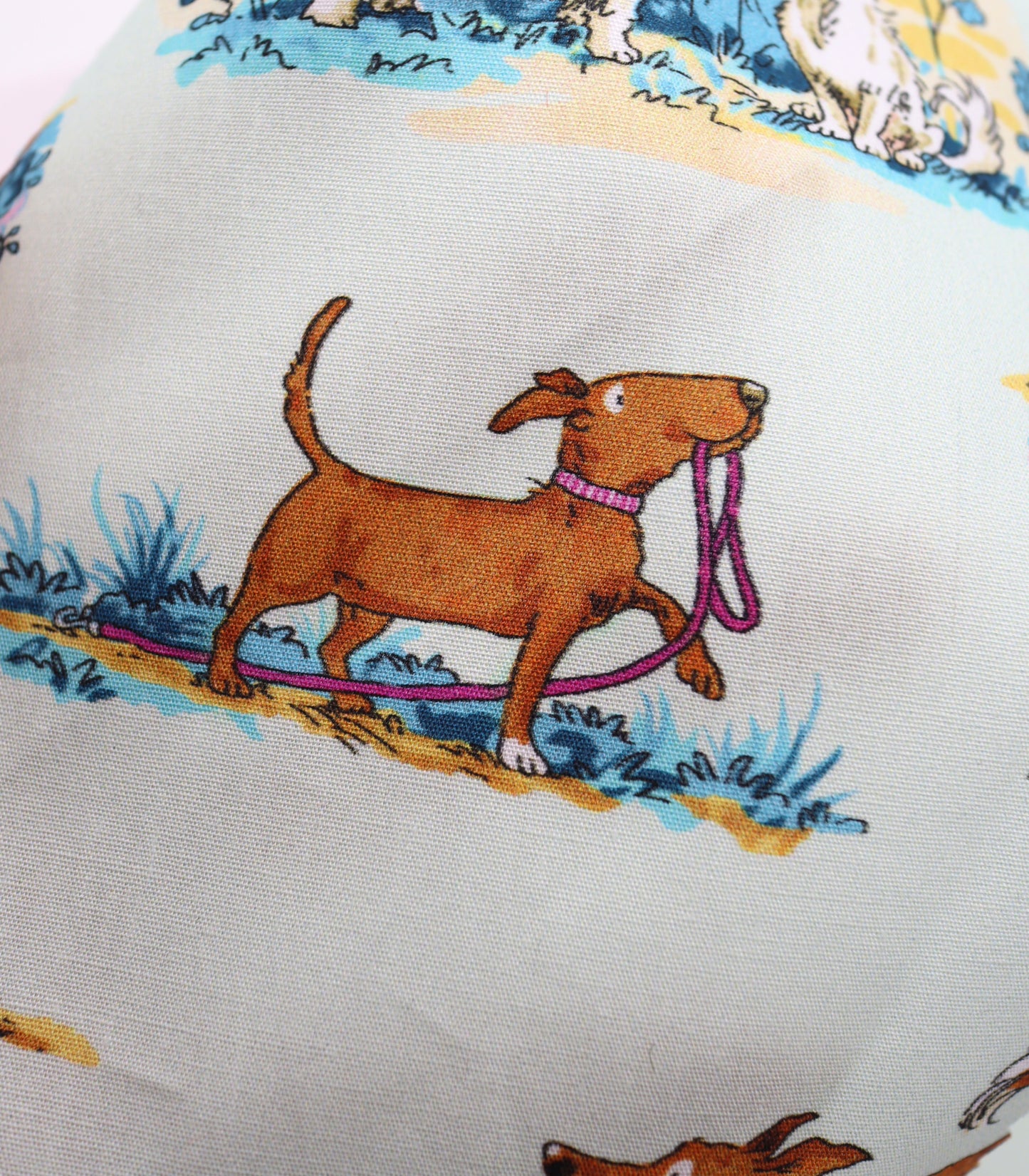 【25SS-254】お散歩ワンちゃんズプリント綿ローン　/0.5ｙあたり = ～850円