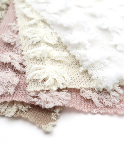 【25SS-303】フリンジストライプ天竺ニット　/0.5ｙあたり = ～1140円