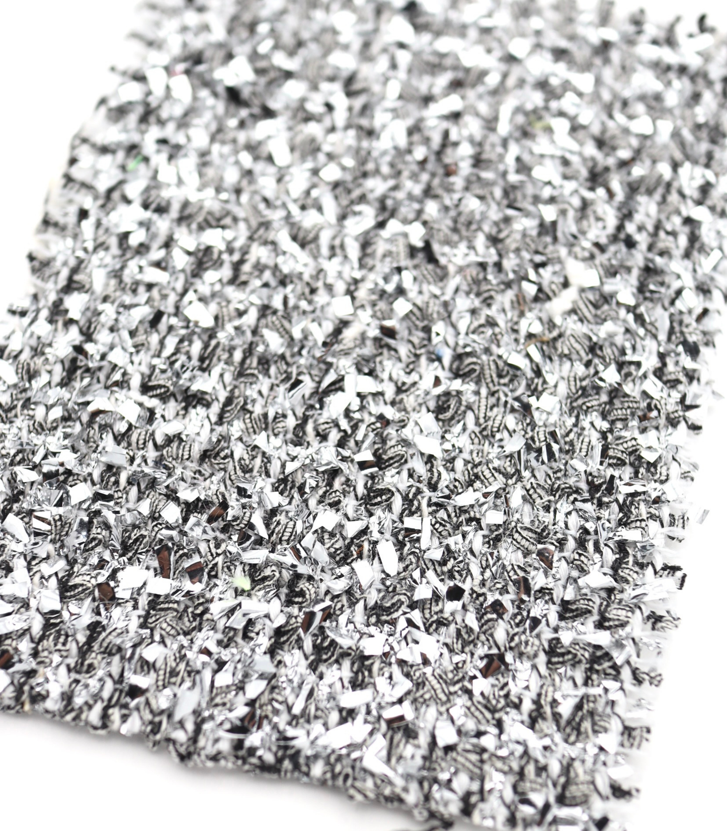 【25SS-304】メタリックテープヤーンミックスツイード　/0.5ｙあたり = ～2265円