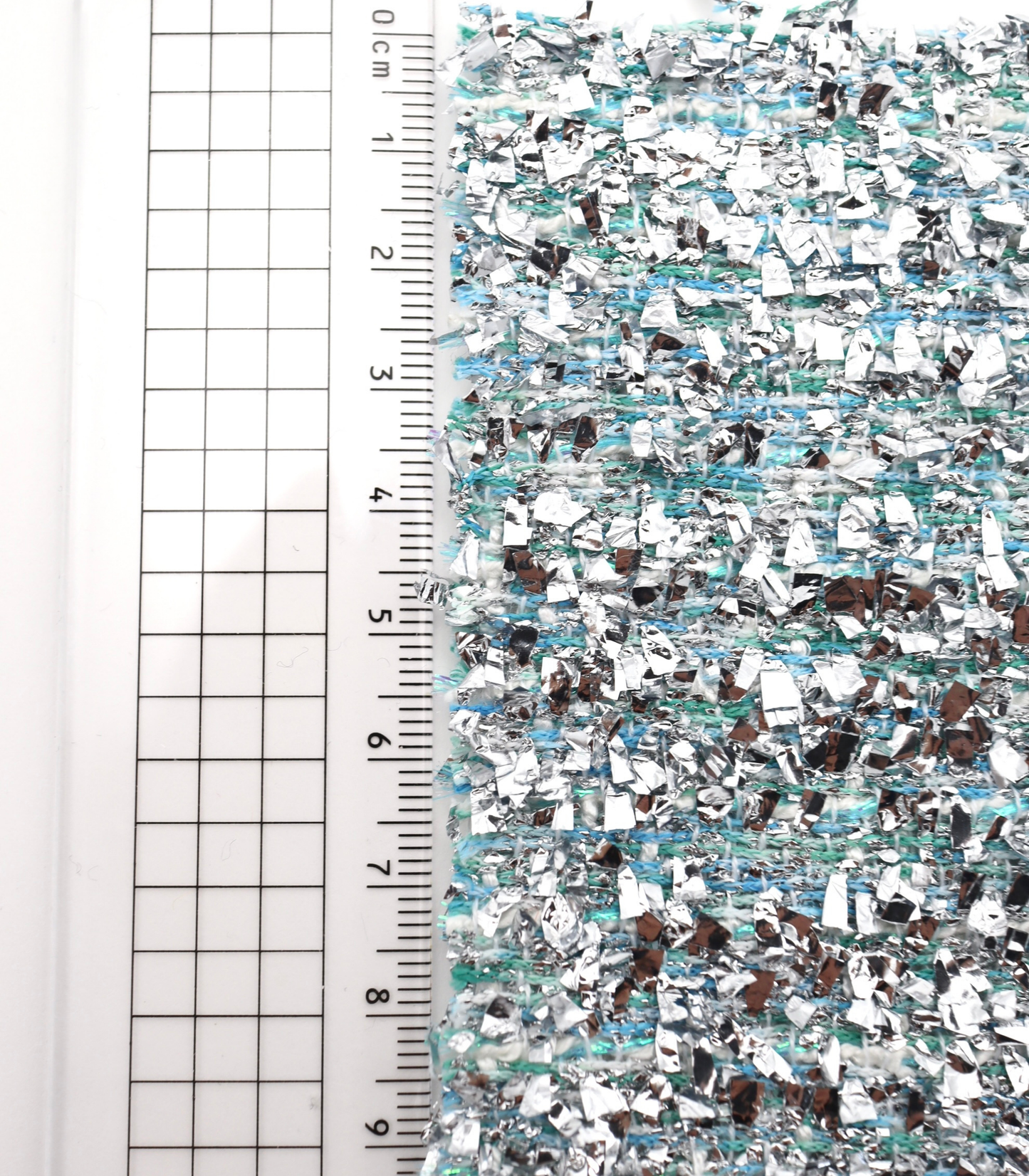 【25SS-304】メタリックテープヤーンミックスツイード　/0.5ｙあたり = ～2265円