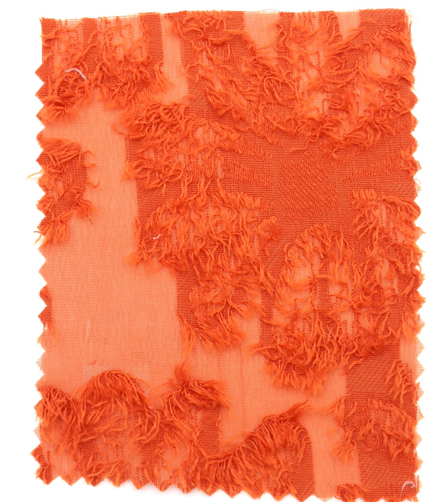 【25SS-305】花柄フリンジジャガードシフォン　/0.5ｙあたり = ～ 785円