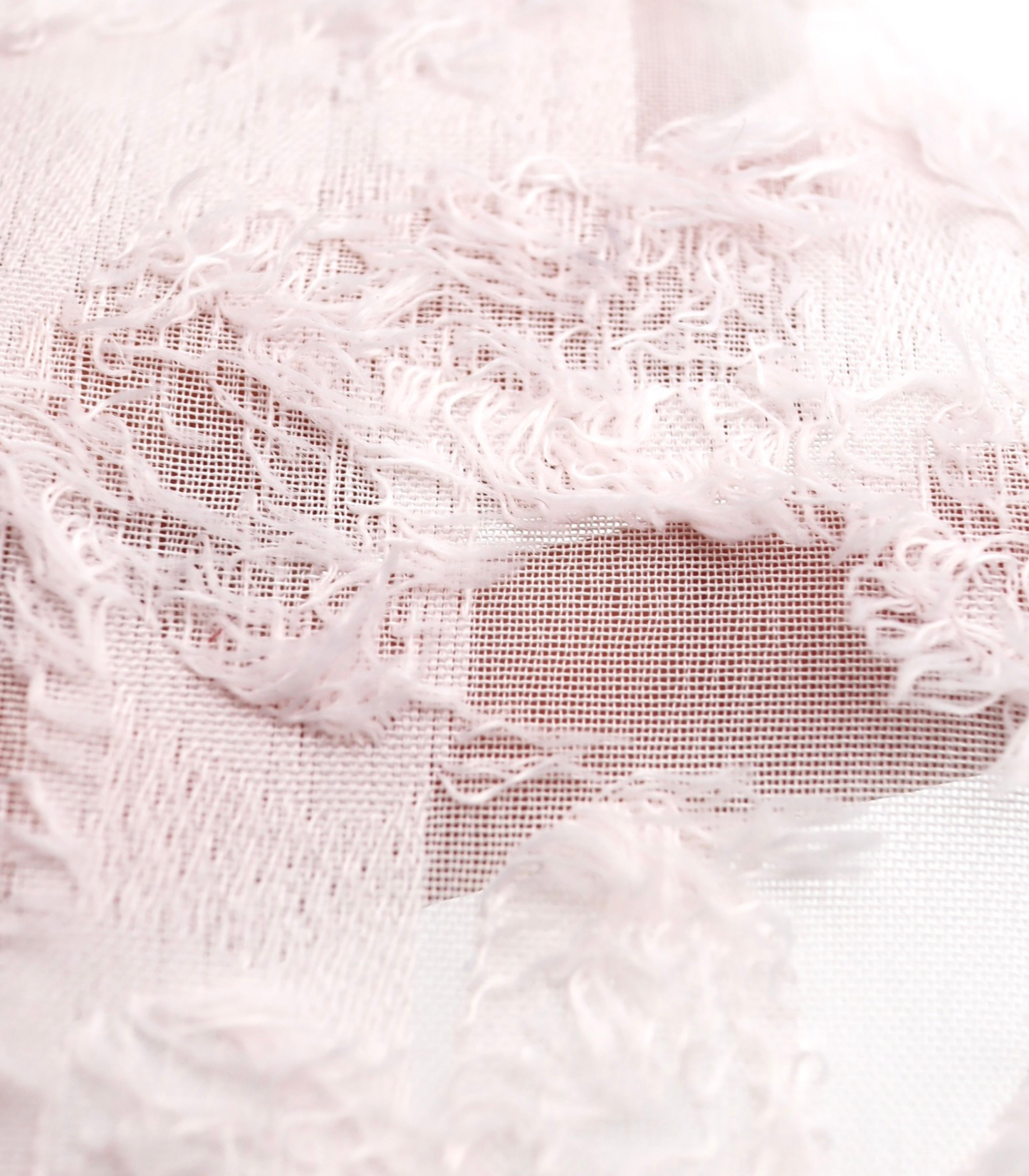 【25SS-305】花柄フリンジジャガードシフォン　/0.5ｙあたり = ～ 785円