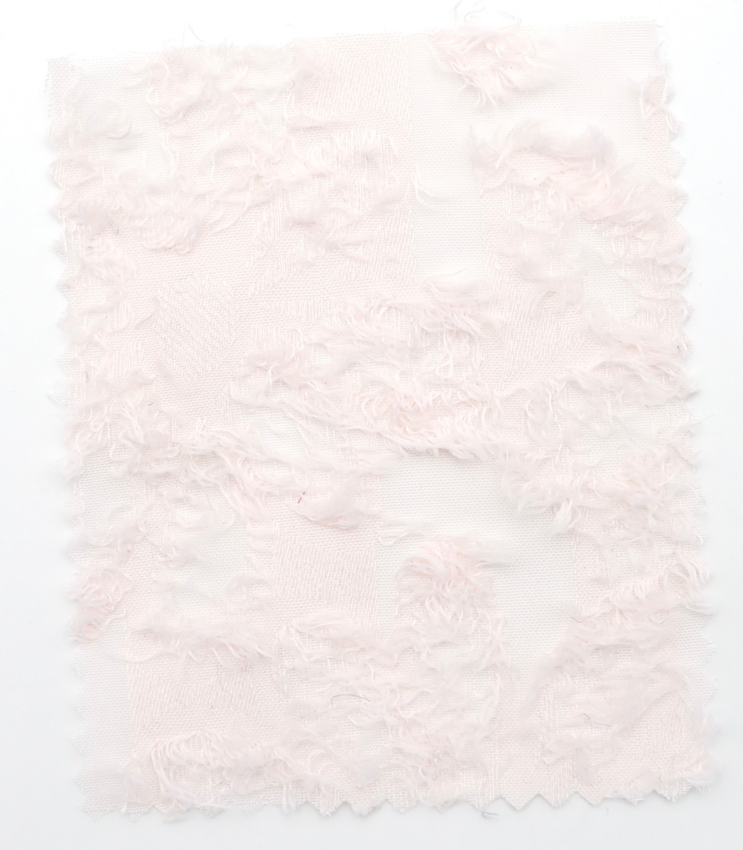 【25SS-305】花柄フリンジジャガードシフォン　/0.5ｙあたり = ～ 785円