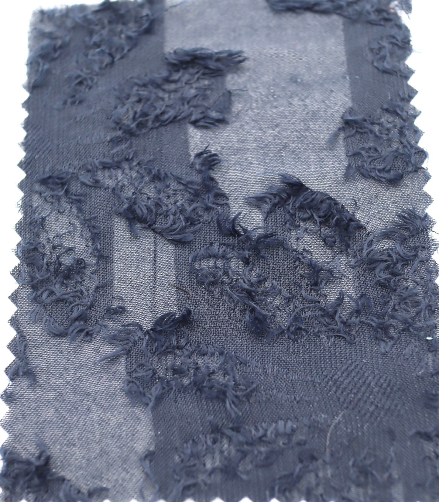 【25SS-305】花柄フリンジジャガードシフォン　/0.5ｙあたり = ～ 785円