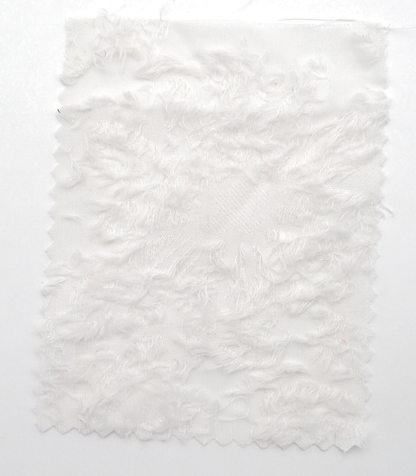 【25SS-305】花柄フリンジジャガードシフォン　/0.5ｙあたり = ～ 785円