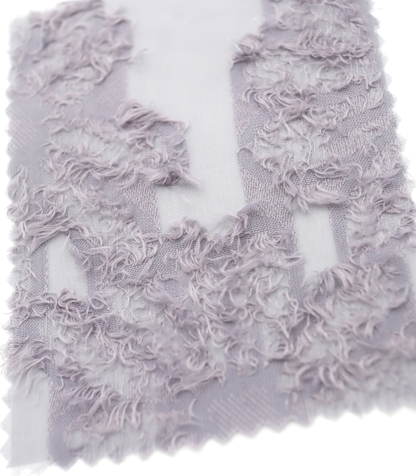 【25SS-305】花柄フリンジジャガードシフォン　/0.5ｙあたり = ～ 785円