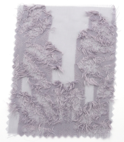 【25SS-305】花柄フリンジジャガードシフォン　/0.5ｙあたり = ～ 785円