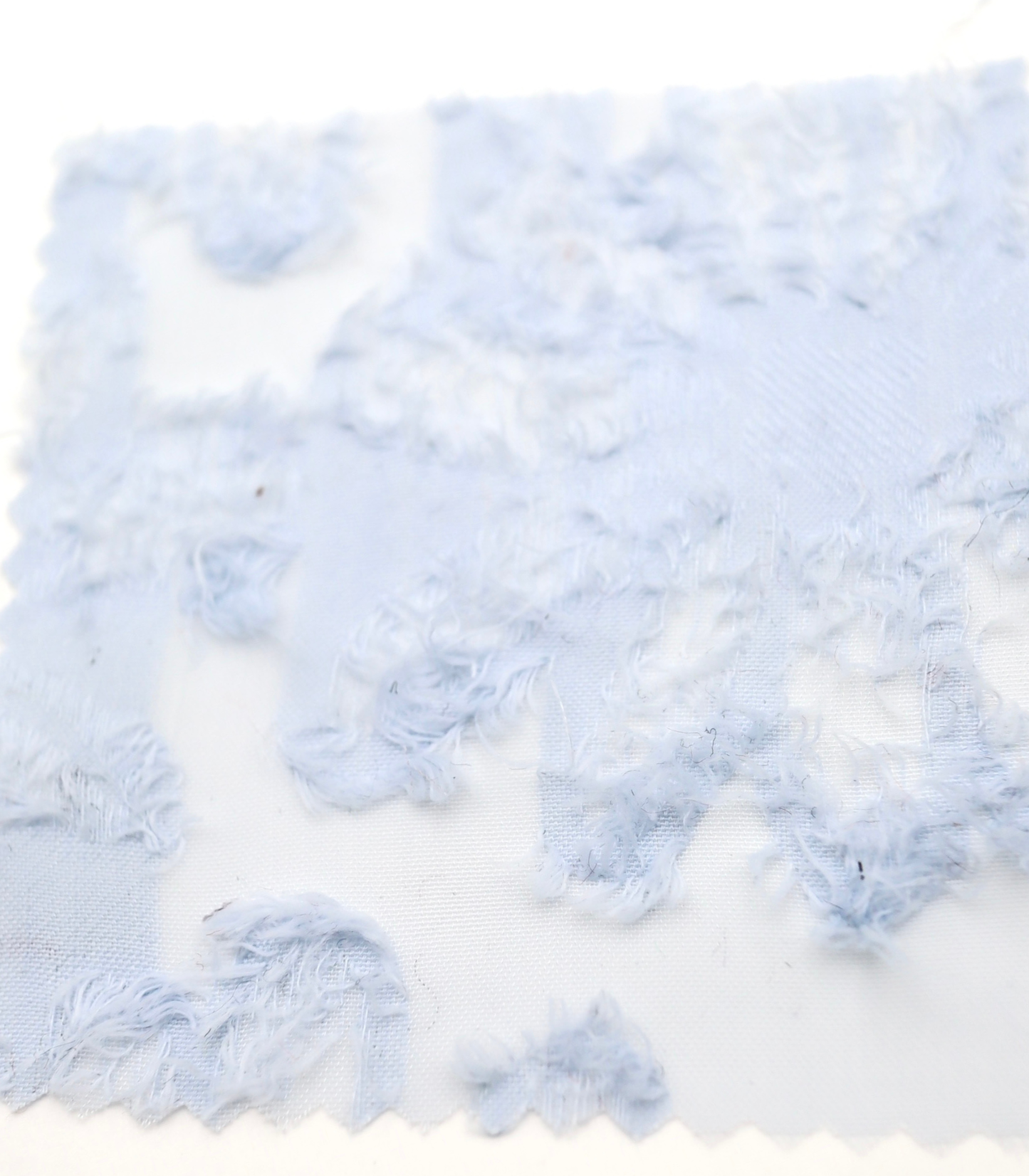 【25SS-305】花柄フリンジジャガードシフォン　/0.5ｙあたり = ～ 785円