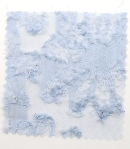 【25SS-305】花柄フリンジジャガードシフォン　/0.5ｙあたり = ～ 785円