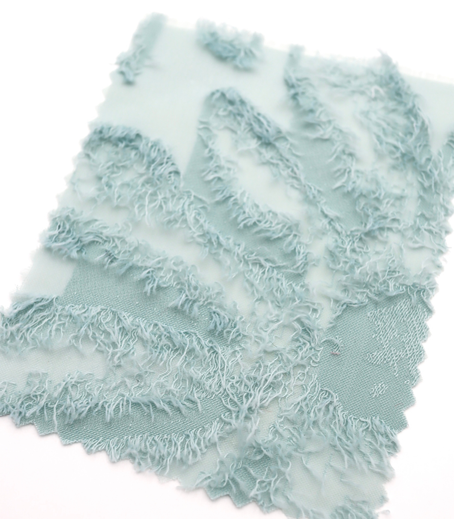 【25SS-305】花柄フリンジジャガードシフォン　/0.5ｙあたり = ～ 785円