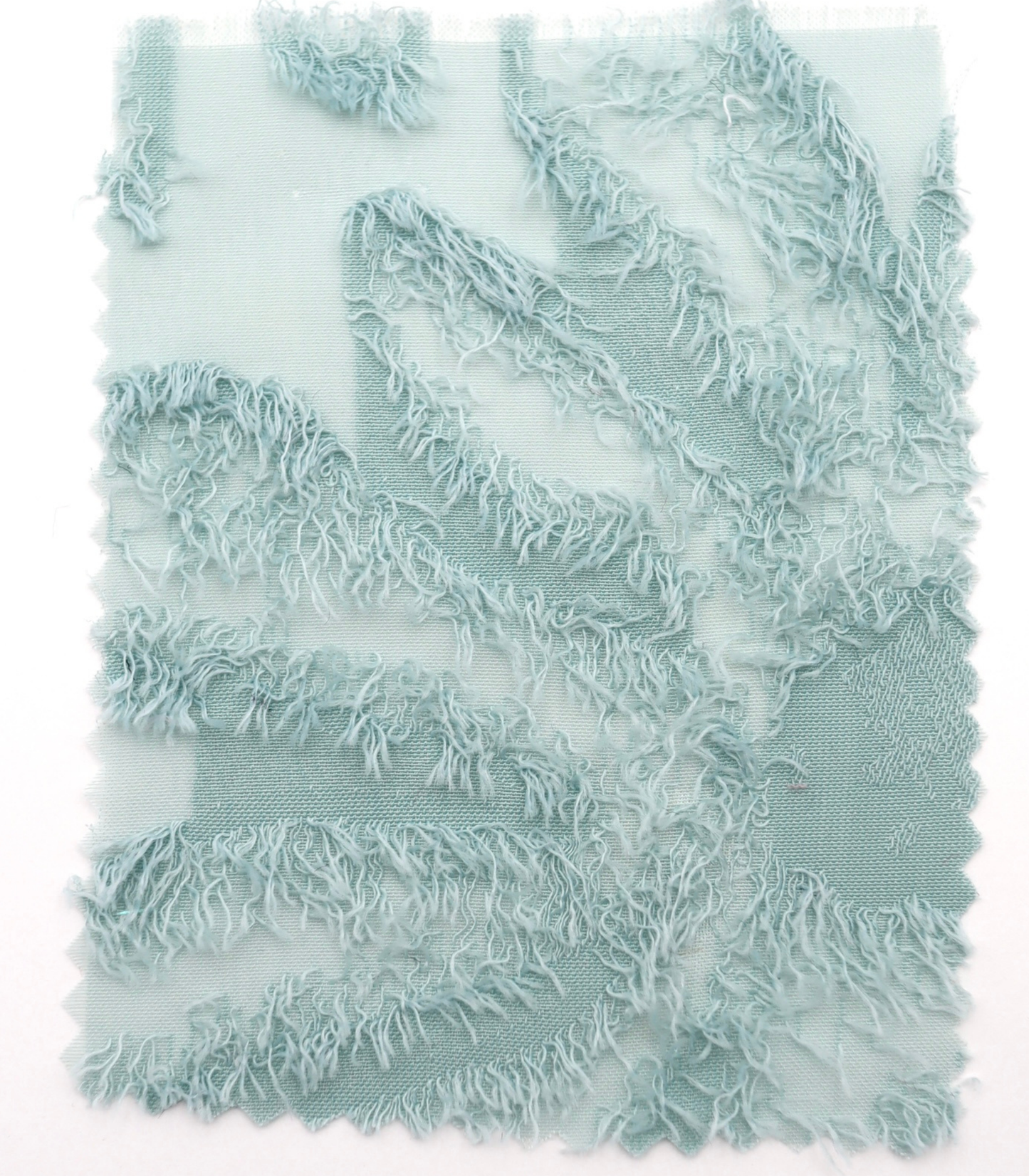 【25SS-305】花柄フリンジジャガードシフォン　/0.5ｙあたり = ～ 785円