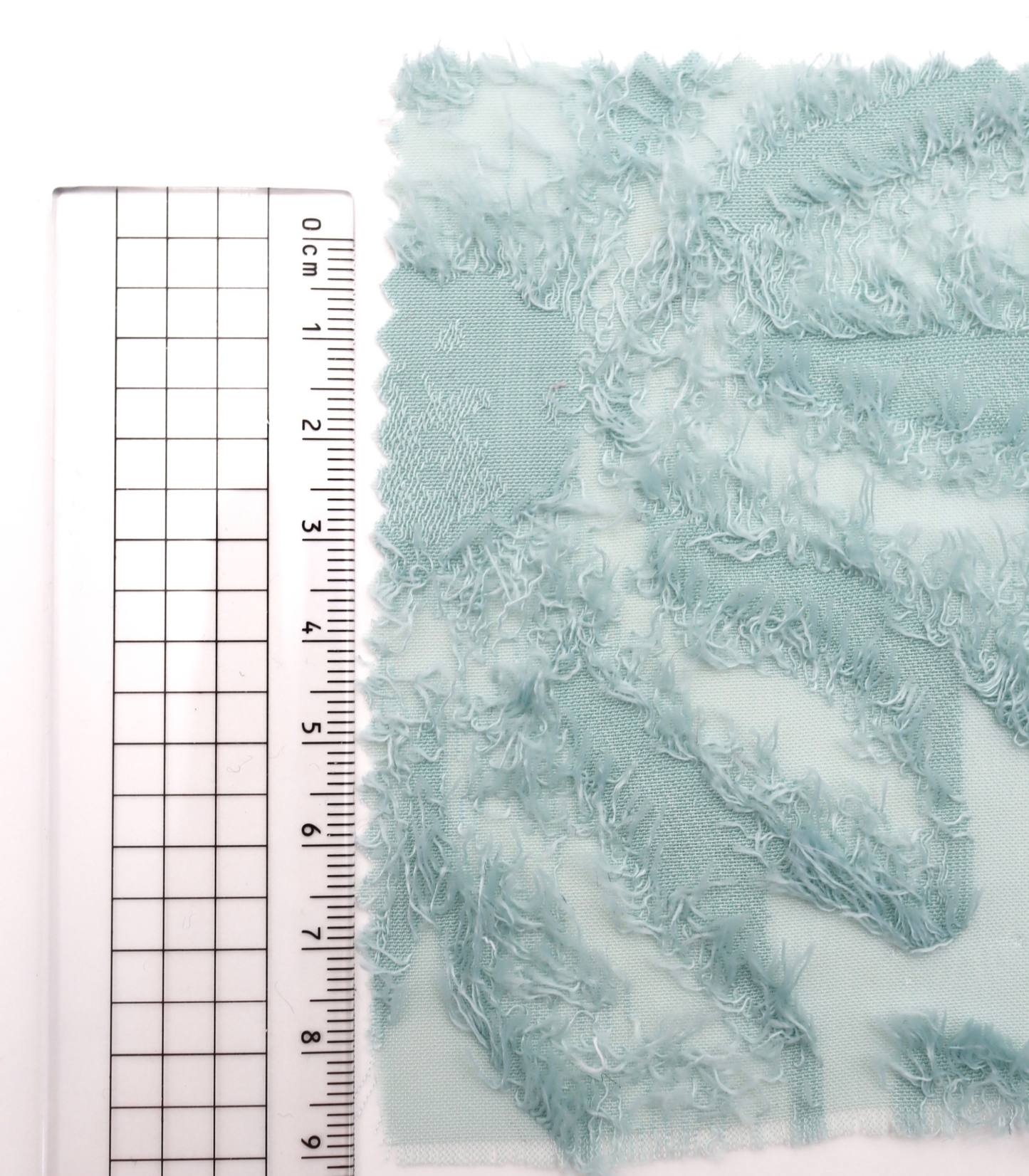 【25SS-305】花柄フリンジジャガードシフォン　/0.5ｙあたり = ～ 785円