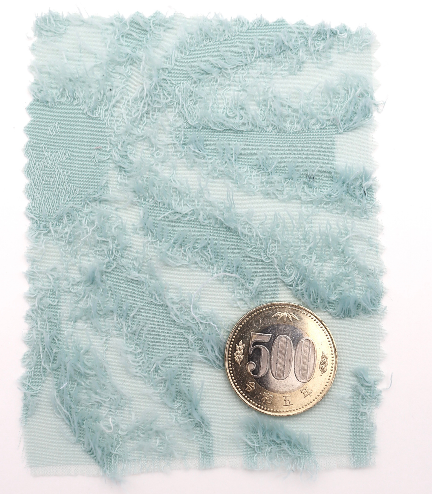 【25SS-305】花柄フリンジジャガードシフォン　/0.5ｙあたり = ～ 785円