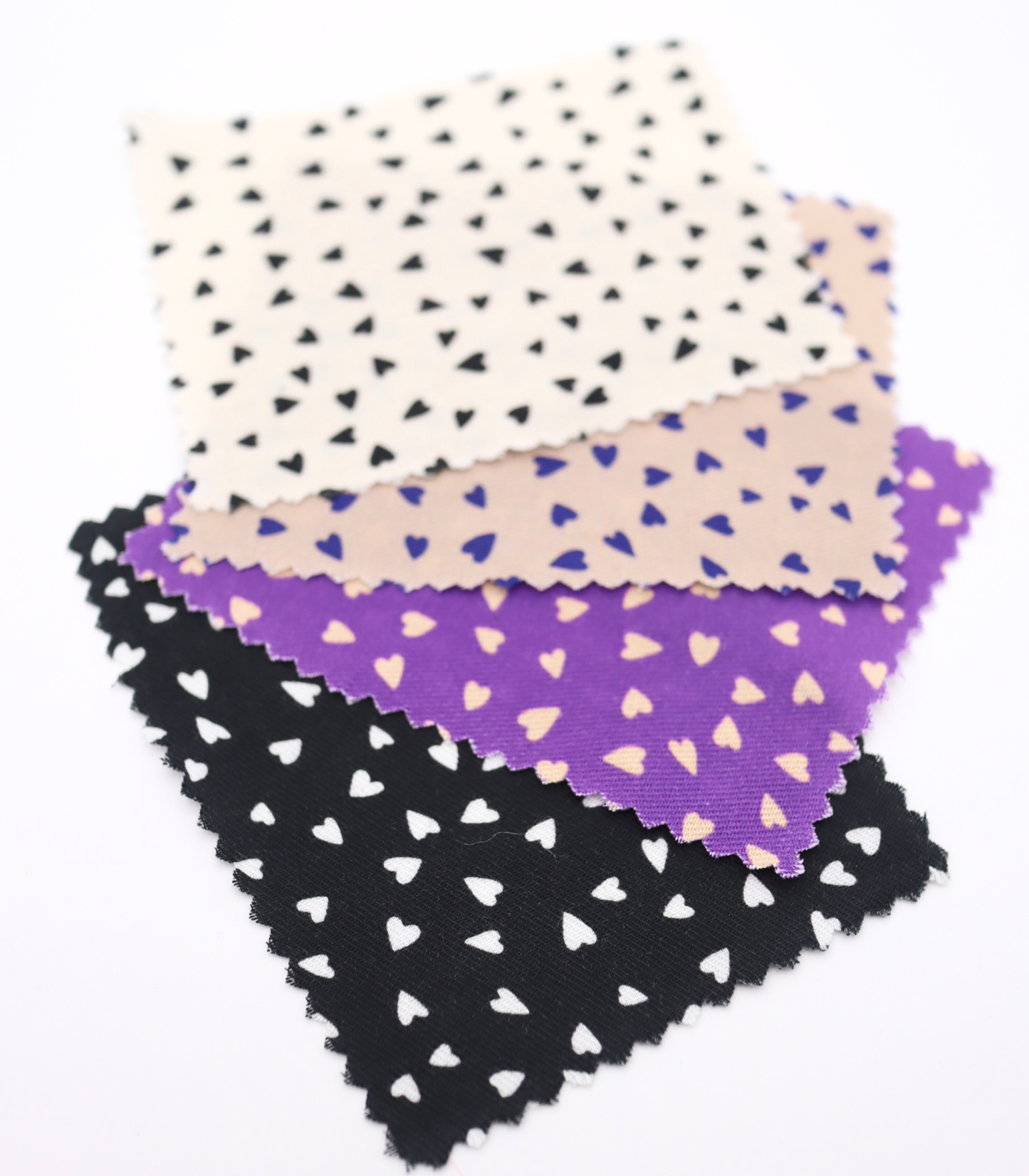 【25SS-047】ハートプリントツイル　/0.5ｙあたり=～885円