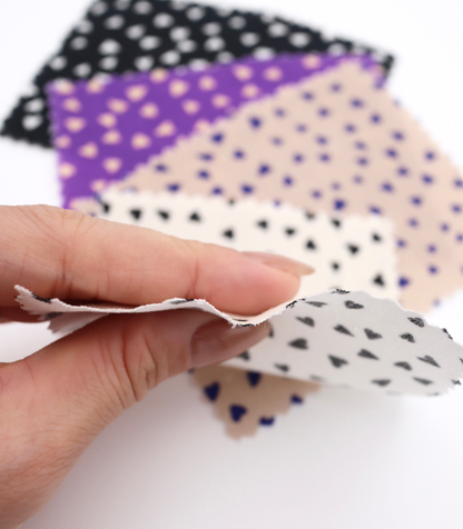 【25SS-047】ハートプリントツイル　/0.5ｙあたり=～885円