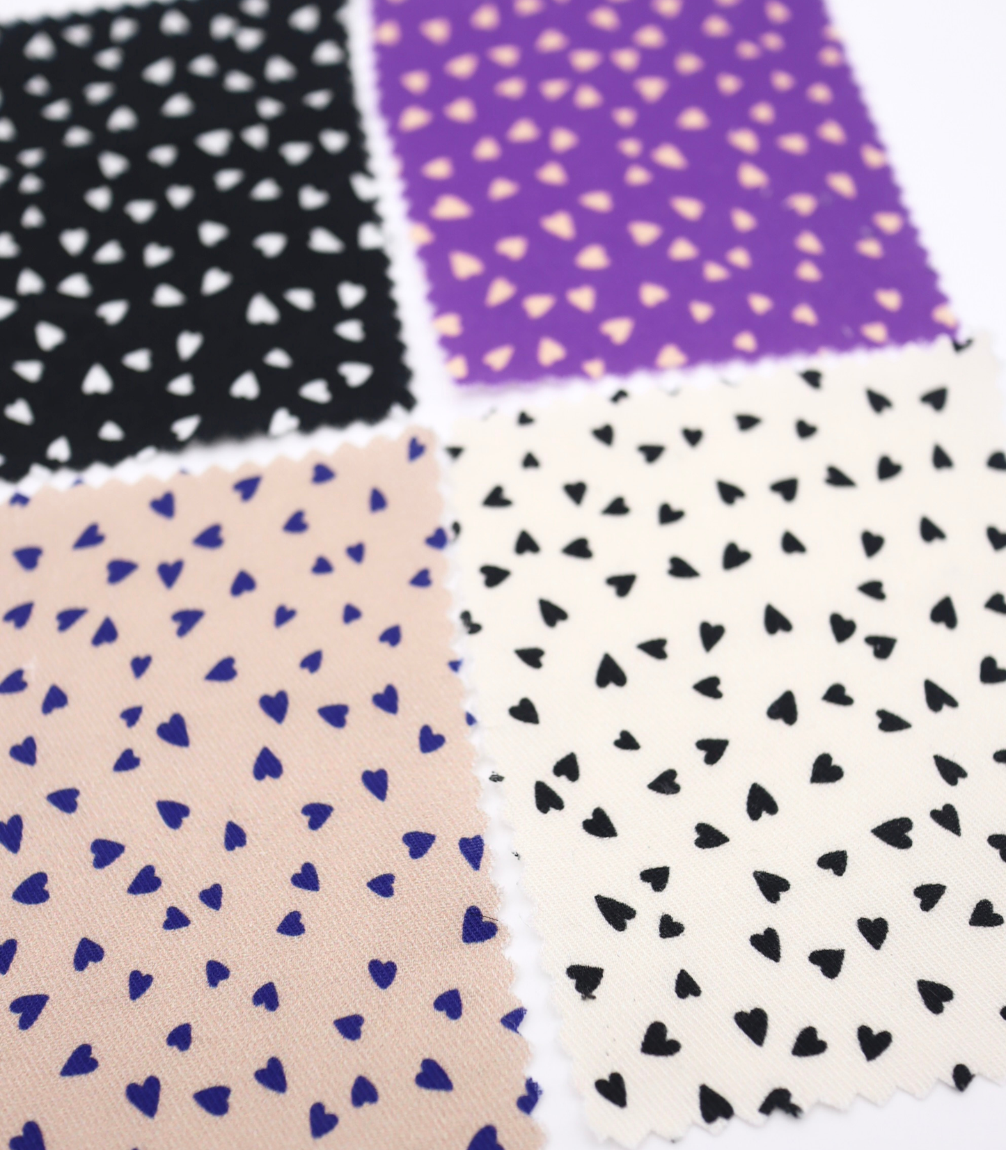 【25SS-047】ハートプリントツイル　/0.5ｙあたり=～885円